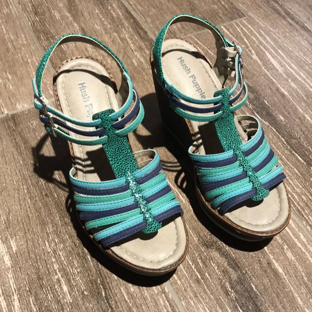 Hushpuppies summery wedges